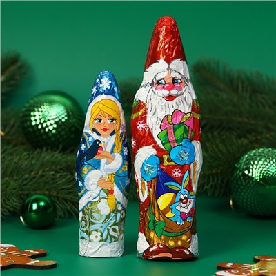 Набор фигурного шоколада «Дед Мороз и Снегурочка», 100 г