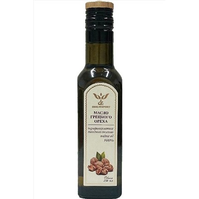 Масло Грецкого ореха, нерафинированное, стекло 250мл ЭКОПРОДУКТЫ, 1191090