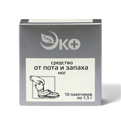 Средство от пота и запаха ног Экотекс, 10 пакетиков по 1,5 г, 3 набора