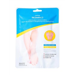 JIGOTT - ПИЛИНГ-НОСОЧКИ С ЭКСТРАКТОМ ОБЛЕПИХИ VITA SOLUTION 12 BRIGHTENING FOOT PEELING PACK