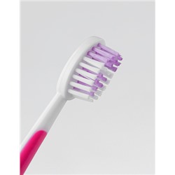 Детская зубная щётка с песочными часиками (розовая)