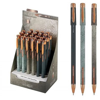 Ручка шариковая 0.38 мм "STONE" синяя 20-0215/78 Bruno Visconti