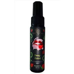 Спрей для горла Deep Throat с десенсибилизирующим эффектом и вкусом клубники - 50 мл.