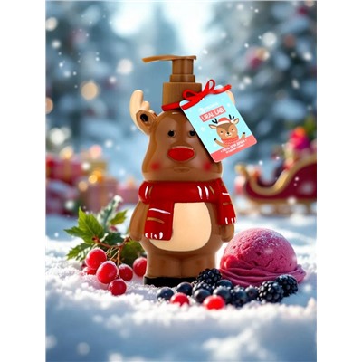 Гель для душа в формовом флаконе, 300 мл, ягодный сорбет, Ural Lab