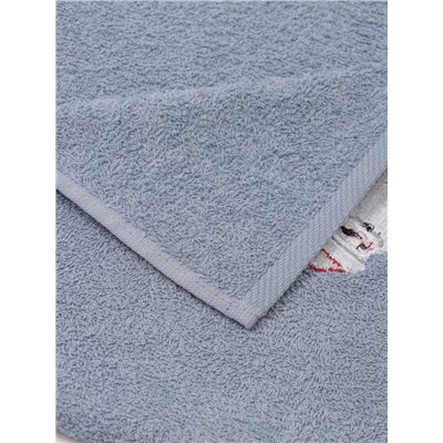 Набор в мешочке «Этель. Дедушка Мороз»: полотенце 35×60 см, тёрка 7.7×3.7×3 см