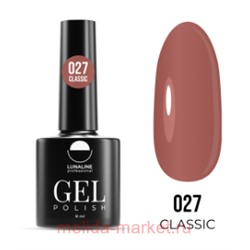 LunaLine Гель-лак для ногтей New Classic тон 027 лесной орех 8 мл