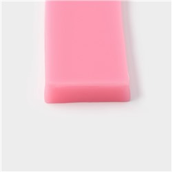 Молд для заливки Доляна «Жемчужная нить», силикон, 23×4 см, розовый