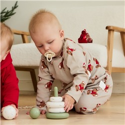 Костюм детский (кофта, штаны) «Крошка Я. Новогодние медвежата», рост 92-98 см