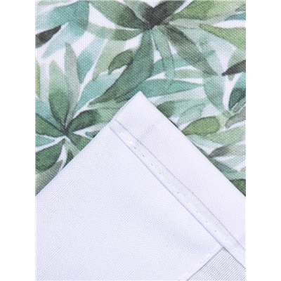 Шторы для кухни с подхватами «Этель» Olives, 145×180 см, комплект - 2 шт.