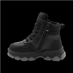 Ботинки зимние на меху А2437 черные