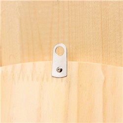 Термометр - гигрометр для бани и сауны «Шайка», деревянный, «Добропаровъ»