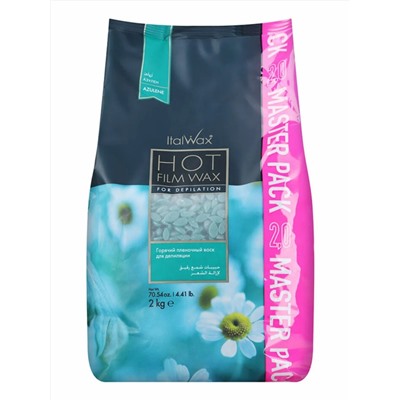 ItalWax Ital Wax Line Воск горячий плёночный для депиляции в гранулах / Hot Film Wax For Depilation Azulene, 2 кг 28018