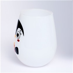 Стакан стеклянный новогодний «Пингвин», 620 мл