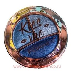 Farres Тени для век Kiss Me 3 цвета тон 02 сине-голубые 1006