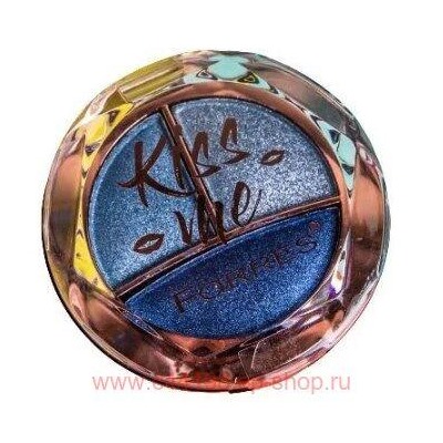 Farres Тени для век Kiss Me 3 цвета тон 02 сине-голубые 1006