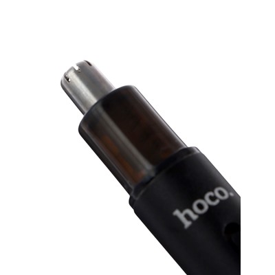 Тример для носа и ушей Hoco HP34, зарядное устройство, щётка для чистки, чехол, чёрный