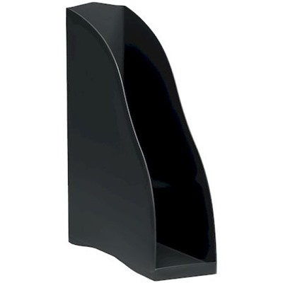 Лоток для бумаг вертикальный  85 мм ДЕЛЬТА черный ЛТВ-30445 Стамм