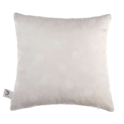 Подушка декоративная «Этель. Горошек белая», 40×40 см, велюр