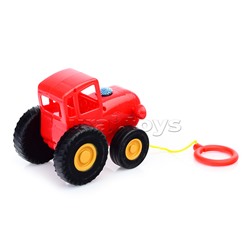 Музыкальный красный трактор "Синий трактор" (30 песен,загадок и звуков. свет. на бат.) в коробке