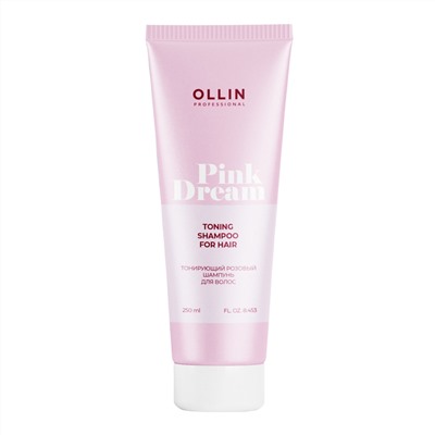 Ollin Тонирующий розовый шампунь для волос / Pink Dream, 250 мл