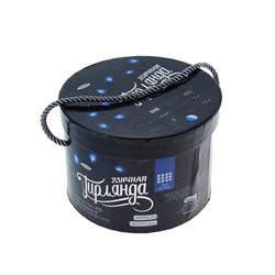 Гирлянда «Водопад» 2×1.5 м, IP44, тёмная нить, 400 LED, свечение бело-синее, 8 режимов, 220 В