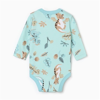 Боди детское «Крошка Я. Дракоша», рост 62-68 см, голубое