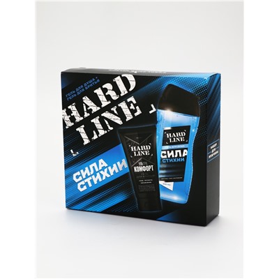 УЦЕНКА HARD LINE, набор "Сила стихии", гель для душа, 250 мл и гель для бритья, 110 мл