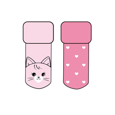 Носки детские трикотажные махровые для девочек