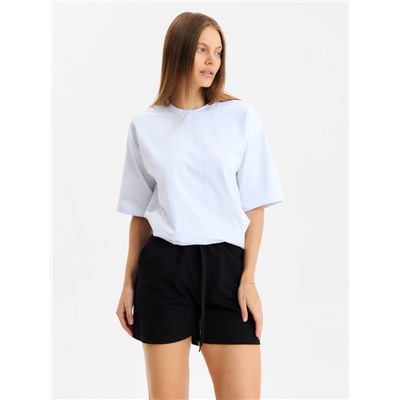 Шорты женские, цвет черный, размер 52