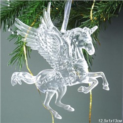 Новогоднее украшение Единорог / G1-14 /уп 150/500/