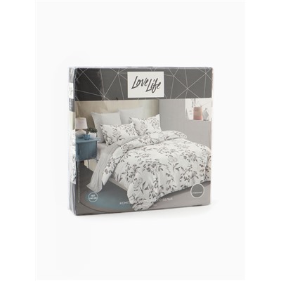 Постельное бельё евро LoveLife «Нежность», микрофибра