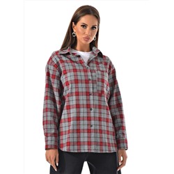 Женская рубашка в клетку оверсайз CRACPOT
