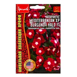 Семена цветов Катарантус Средиземноморский XP Burgundy Halo F1 (Mediterranean) 5шт.  12.29 г. 109673