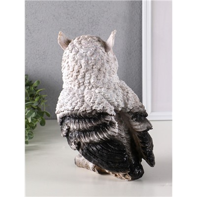 Фигура полистоун «Филин», с глиттером