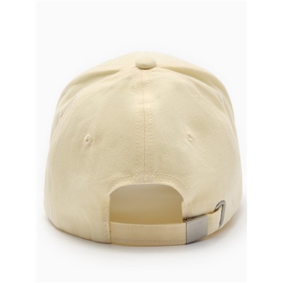 Кепка женская MINAKU, светло-жёлтая, размер 58, хлопок 100%