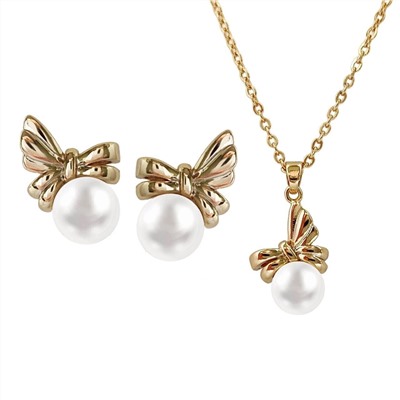 Комплект серьги и кулон