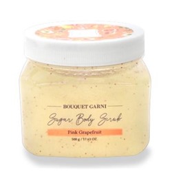 Bouquet Garni Сахарный скраб для тела Розовый грейпфрут Sugar Body Scrub Pink Grapefruit