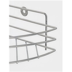 Полка угловая, 1 ярус, 20×20×7 см, хром