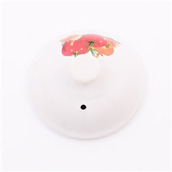 7437-1 Кастрюля с крышкой 1,8 л керамика рис/овощи MB (х8)