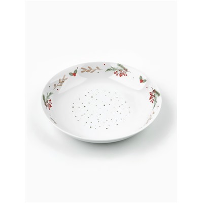 Тарелка новогодняя суповая «Новогодние истории», d=20 см