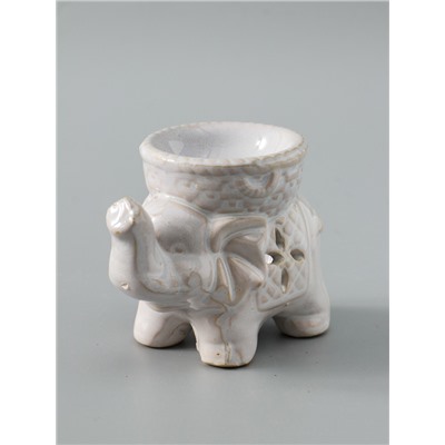 УЦЕНКА Аромалампа керамика "Слоненок" глянец МИКС 9х9,5х6 см