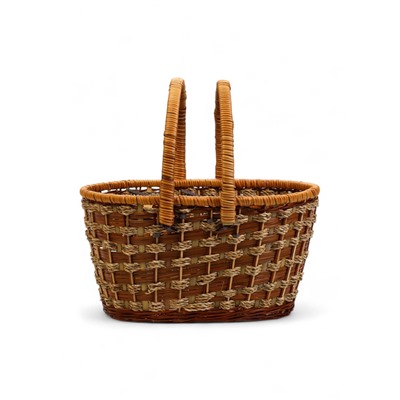 Корзина плетёная для хранения «Пикник», 26×35×37, ротанг