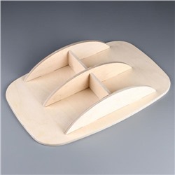 Доска балансировочная балансборд малая, 50×33×0.9 см