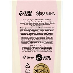 Подарочный набор «Дорогому учителю», гель для душа 250 мл, пена для ванны 250 мл, Чистое счастье