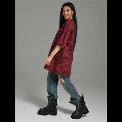 Футболка Ирбис (Бордо)