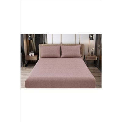 Простыня на резинке Страйп Меланж с высотой борта 25 см НАТАЛИ, 1127599