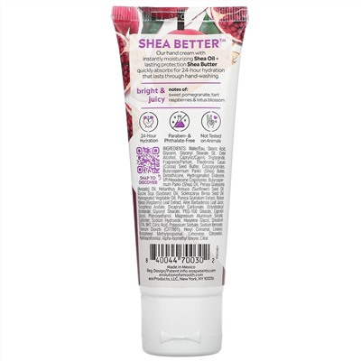 EOS, Shea Better, Hand Cream, Pomegranate Raspberry, 2.5 fl oz (74 ml)