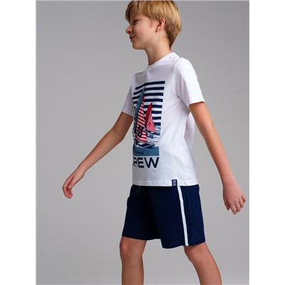 Комплект трикотажный для мальчиков: фуфайка (футболка), шорты