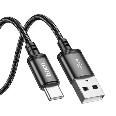 Кабель USB - Type-C Hoco X91 Radiance PD 15W 300см 3A  (black)