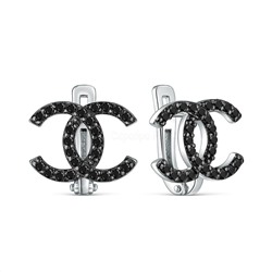 Кольцо из серебра с натуральной шпинелью родированное 1-608рч416